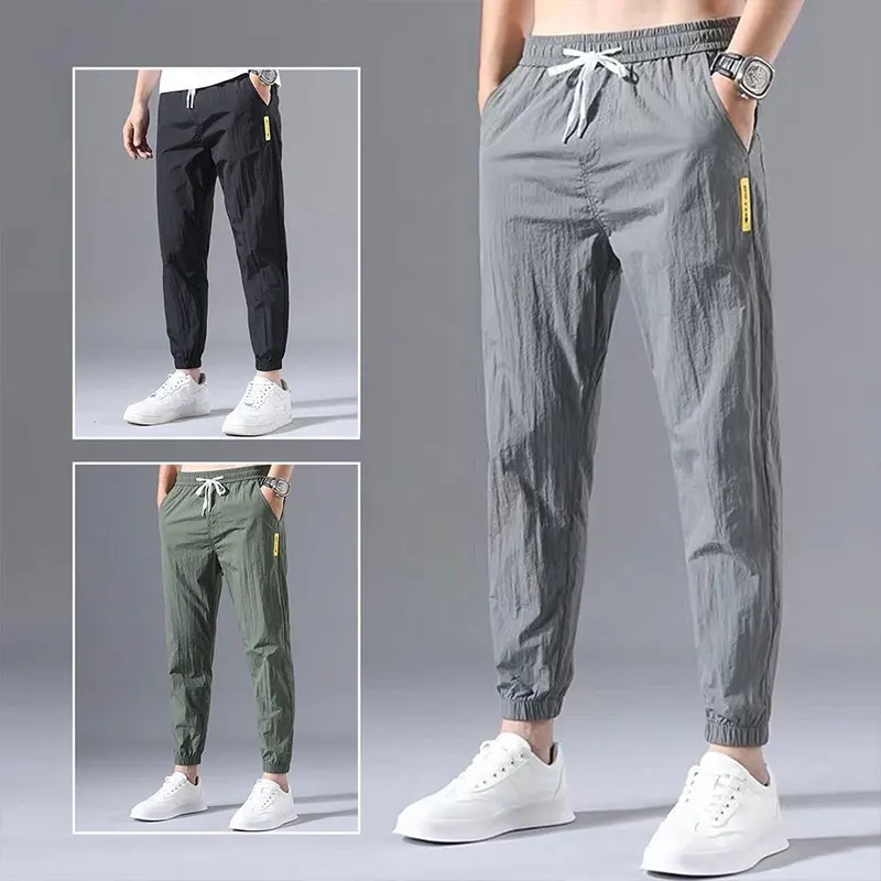 Men Solid Casual Pants,Loose Sweatpants Summer Quick Dry Running Pants Sporting Male Jogging Trousers
Men Solid Casual Pants,Loose Sweatpants Summer Quick Dry Running Pants Sporting Male Jogging Trousers