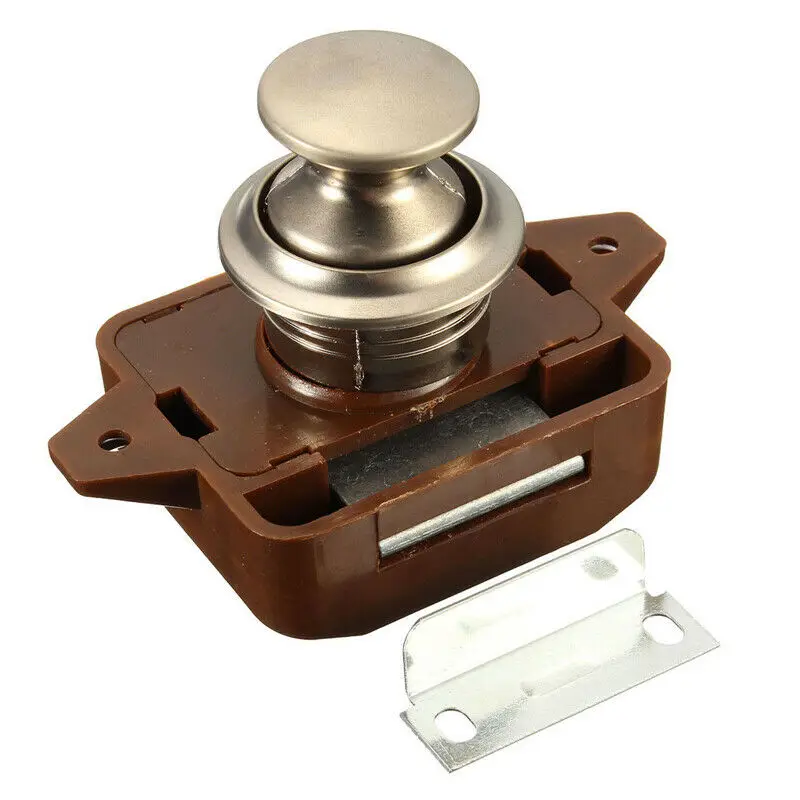 Yacht Push button lock ABS & Zinc Latch Motorhome Parts Furniture Door Latch Knob
Yacht Push button lock ABS & Zinc Latch Motorhome Parts Furniture Door Latch Knob