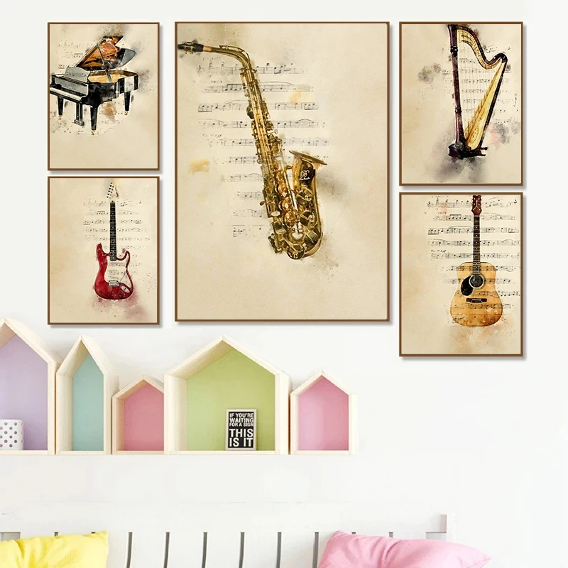 VINT-Style Canvas Poster Instrument Piano Printed Canvas Painting Art Music Nordic Home Decoration Art Photo Frameless
VINT-Style Canvas Poster Instrument Piano Printed Canvas Painting Art Music Nordic Home Decoration Art Photo Frameless