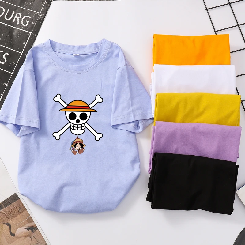 Одна штука аниме футболка для мальчиков летняя футболка с короткими рукавами для девочек, хлопковые топы, детская повседневная Harajuku Kawaii фут... 
Одна штука аниме футболка для мальчиков летняя футболка с короткими рукавами для девочек, хлопковые топы, детская повседневная Harajuku Kawaii фут...