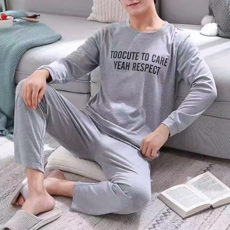 Men Pajama Sets Cotton Male Long Sleeve Striped Pajama Set For Man Autumn Sleepwear Suit Pajama Casual Homewear Nightwear 2021
Men Pajama Sets Cotton Male Long Sleeve Striped Pajama Set For Man Autumn Sleepwear Suit Pajama Casual Homewear Nightwear 2021