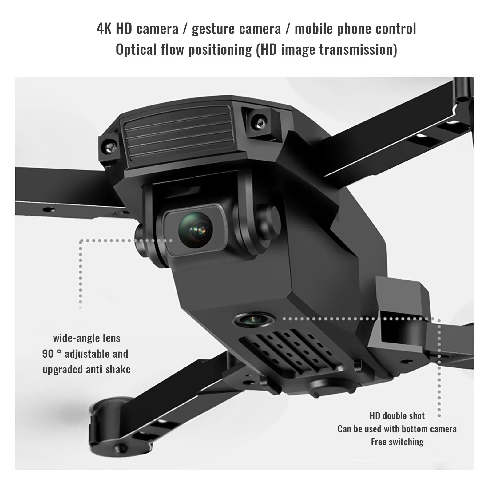 S70 Pro Smart Remote Control Drone 4k Hd Wifi Fpv Drone Dual Camera Quadcopter Foldable Quadcopter Rc Drone 
S70 Pro Smart Remote Control Drone 4k Hd Wifi Fpv Drone Dual Camera Quadcopter Foldable Quadcopter Rc Drone