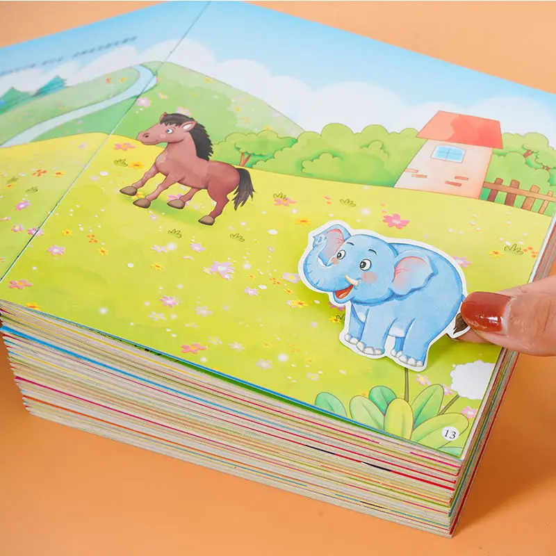 Books Children's Sticker Book 2-6 Year Old Baby Paste Picture Early Education Puzzle Livros Livres Libro Moving Diy Will Cute
Books Children's Sticker Book 2-6 Year Old Baby Paste Picture Early Education Puzzle Livros Livres Libro Moving Diy Will Cute