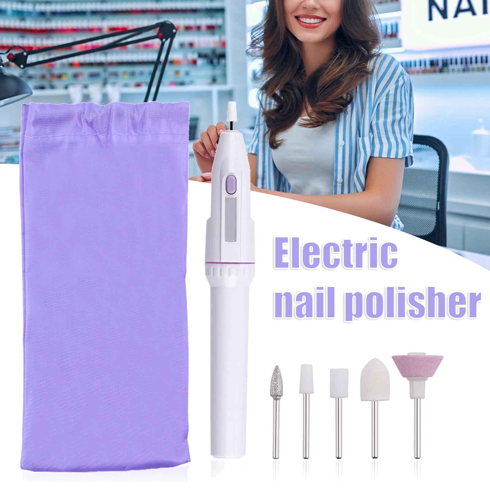 Manicure Electric Sander Mini Manicure Pen Trial Manicure Machine Nail Accessories and Tools Nails Drill Bits Pedicure EL
Manicure Electric Sander Mini Manicure Pen Trial Manicure Machine Nail Accessories and Tools Nails Drill Bits Pedicure EL