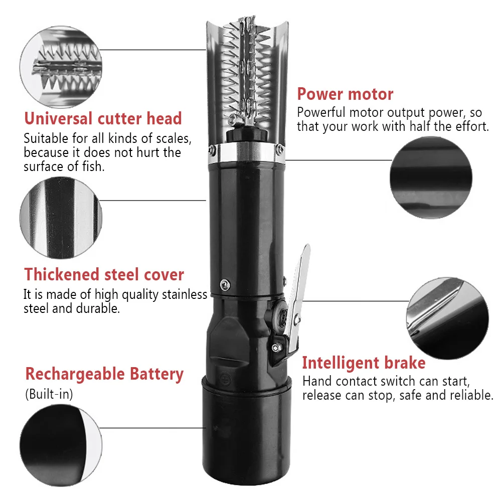 Travel Portable Home Kitchen Waterproof Cleaning Tools Handheld Restaurant Wireless Electric Fish Scaler Remover Easy Clean
Travel Portable Home Kitchen Waterproof Cleaning Tools Handheld Restaurant Wireless Electric Fish Scaler Remover Easy Clean