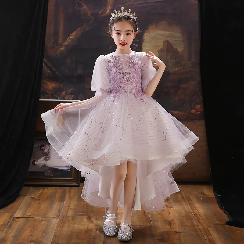 Children Princess Dresses Wedding Flower Girl Dresses Luxury Appliques Puffy Tulle Kids High Low Prom Gowns
Children Princess Dresses Wedding Flower Girl Dresses Luxury Appliques Puffy Tulle Kids High Low Prom Gowns