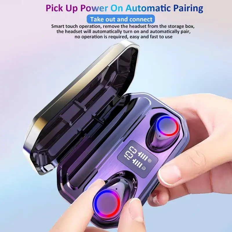 Hot TWS LED Display Noise-canceling 9D Wireless Bluetooth 5.0 Headphones HIFI Stereo Headset Music Sports Earphone
Hot TWS LED Display Noise-canceling 9D Wireless Bluetooth 5.0 Headphones HIFI Stereo Headset Music Sports Earphone