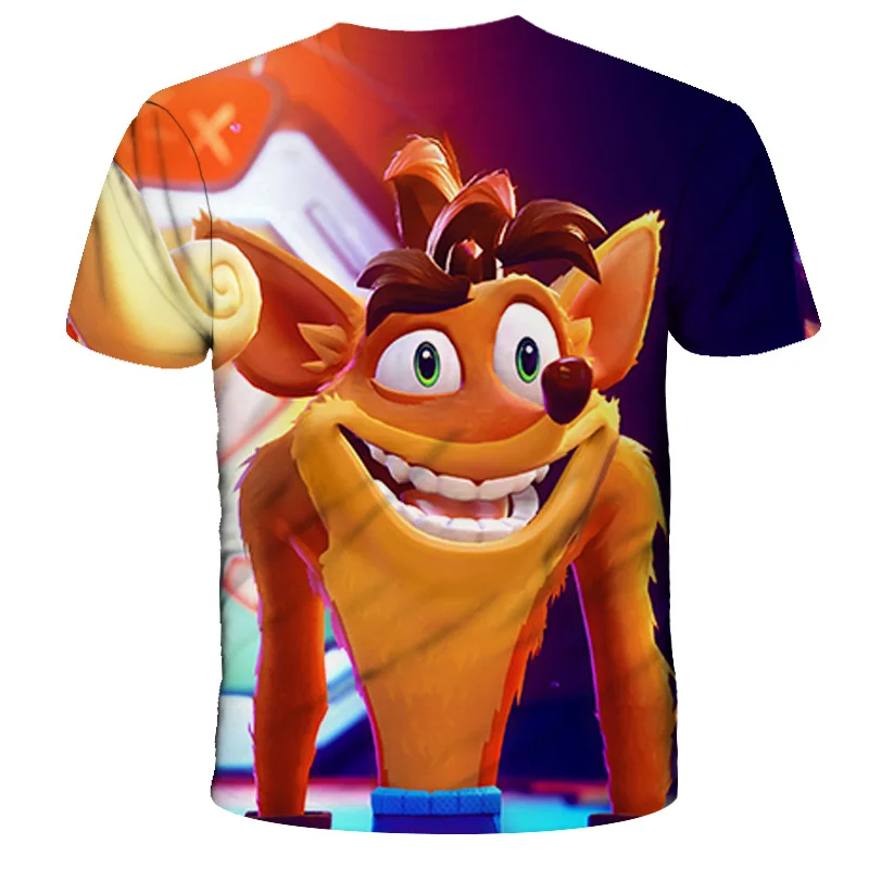 2021 Funny 3D baby Crash Bandicoot T-Shirts kids Custom Short Sleeve T Shirts summer high quality funny Children's clothing top 
2021 Funny 3D baby Crash Bandicoot T-Shirts kids Custom Short Sleeve T Shirts summer high quality funny Children's clothing top
