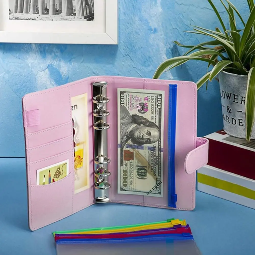 1Set Loose-Leaf Budgets Planner Transparent Pockets Waterproof Faux Leather Receipt Coupon Cash Envelope Binder A6 Home Supplies
1Set Loose-Leaf Budgets Planner Transparent Pockets Waterproof Faux Leather Receipt Coupon Cash Envelope Binder A6 Home Supplies