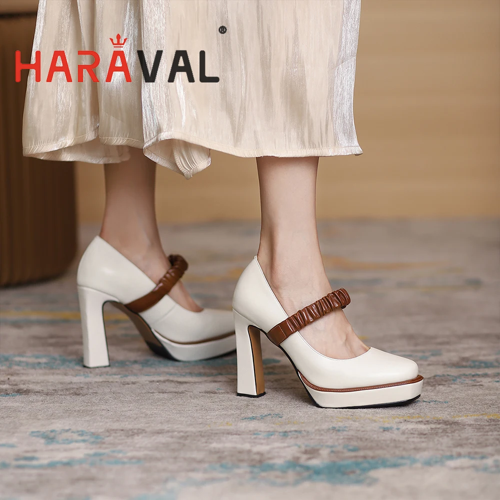 HARAVAL High Heels Women Pumps Shoes Eleagnt Fashion Mary Janes Office & Career Black White Spring Autumn Sexy Shoes Women B383
HARAVAL High Heels Women Pumps Shoes Eleagnt Fashion Mary Janes Office & Career Black White Spring Autumn Sexy Shoes Women B383