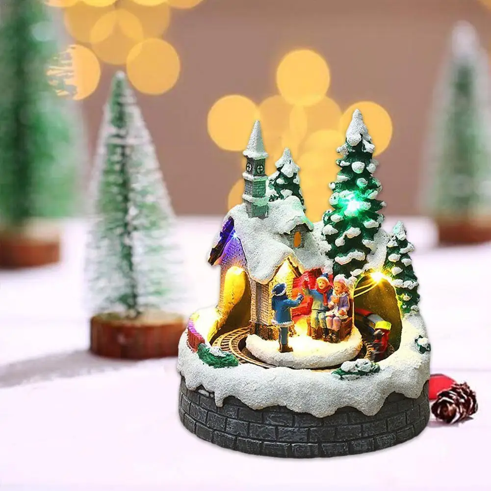 Вращающиеся светящиеся рождественские украшения, зимние снеговики, Креативные украшения со светодиодсветильник кой, домашний декор для ро... 
Вращающиеся светящиеся рождественские украшения, зимние снеговики, Креативные украшения со светодиодсветильник кой, домашний декор для ро...