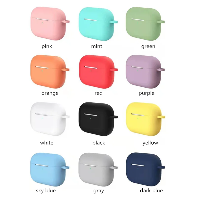 Soft Silicone Case Earphones For Apple AirPods Pro Cases Protective Headphone Cover Shockproof Bag For AirPods Pro Coque
Soft Silicone Case Earphones For Apple AirPods Pro Cases Protective Headphone Cover Shockproof Bag For AirPods Pro Coque