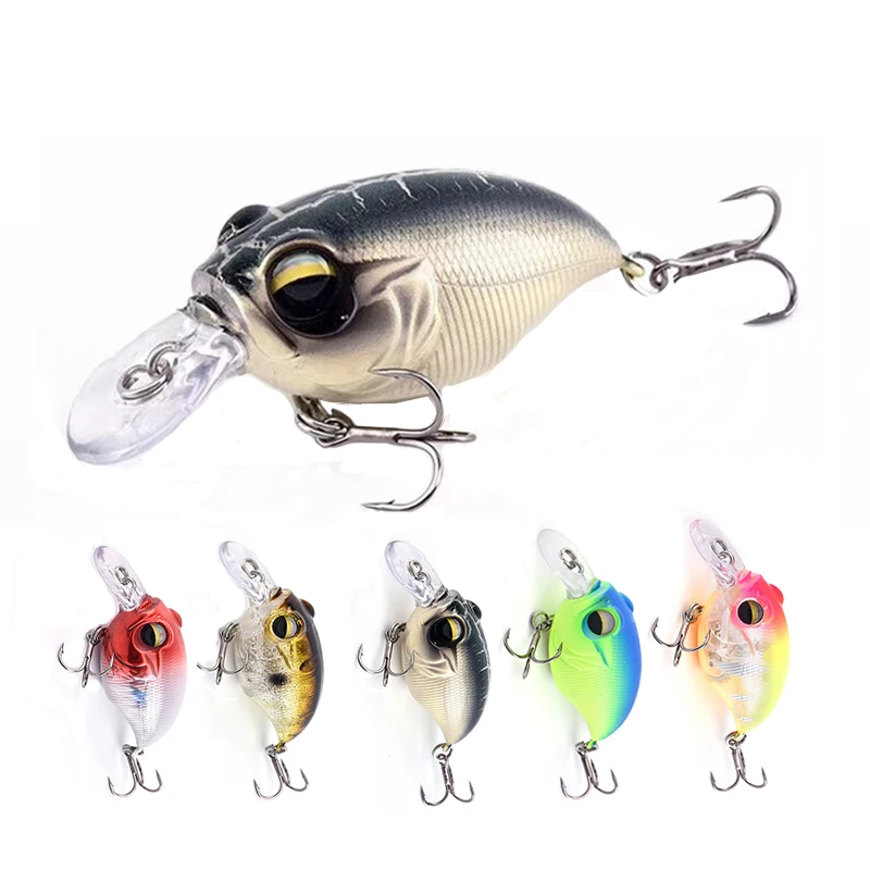 5pcs/Lot ABS Hard Plastic Wobbler Fishing Lure Suspending Crankbait 40mm/9g With Orgin Hook Valley Fishing Bass Lure Minnow Bait
5pcs/Lot ABS Hard Plastic Wobbler Fishing Lure Suspending Crankbait 40mm/9g With Orgin Hook Valley Fishing Bass Lure Minnow Bait