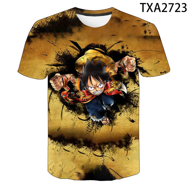 New Summer One Piece Luffy Fashion 3D Printed T Shirt Streetwear Men Women Children Short Sleeve Boy girl Kids Casual Top Tees
New Summer One Piece Luffy Fashion 3D Printed T Shirt Streetwear Men Women Children Short Sleeve Boy girl Kids Casual Top Tees