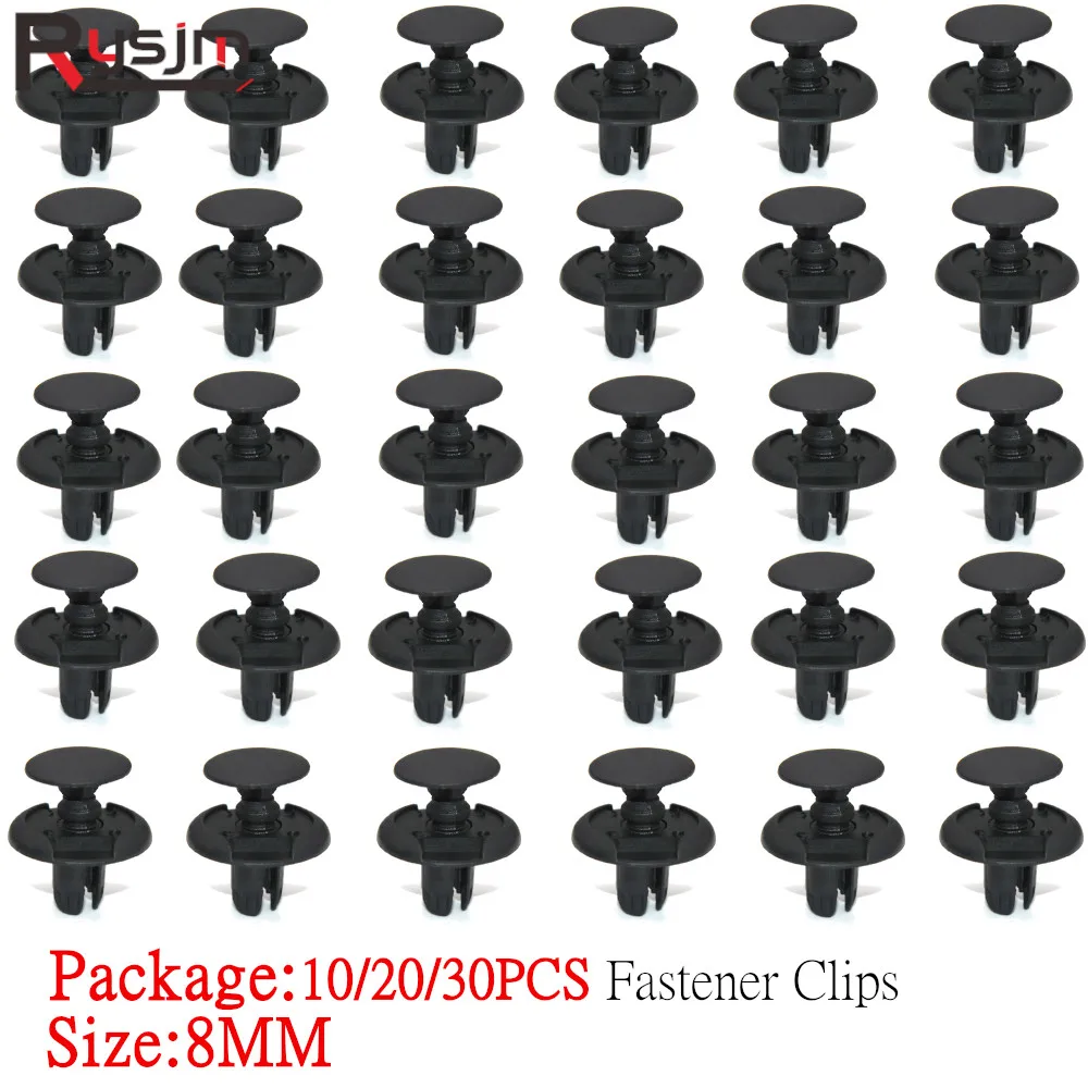 30/20/10pcs Hot Sale Black Universal Car Bumper Fender 8mm Hole Black Plastic Rivets Fasteners for All Cars Auto Accessories
30/20/10pcs Hot Sale Black Universal Car Bumper Fender 8mm Hole Black Plastic Rivets Fasteners for All Cars Auto Accessories