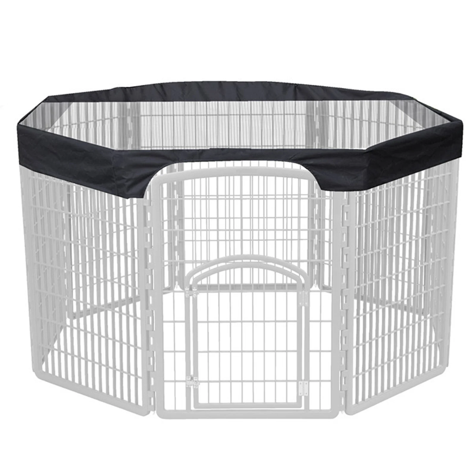 Pet Fence Cover Cage Box Cover Indoor And Outdoor Waterproof Shade Cage Cover Shelter Waterpr Eight-sided Dog Cage Top Cover 
Pet Fence Cover Cage Box Cover Indoor And Outdoor Waterproof Shade Cage Cover Shelter Waterpr Eight-sided Dog Cage Top Cover