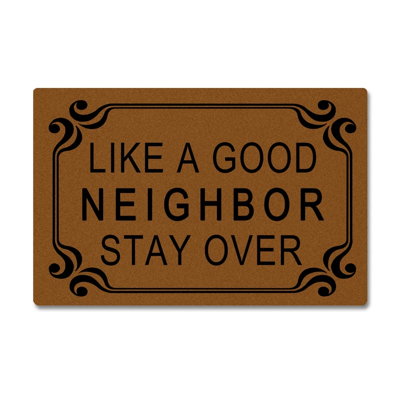 Entrance Floor Mat Funny Doormat Like A Good Neighbor Stay Over There Outdoor Rubber Door Mat Decorative Indoor Outdoor Doormat
Entrance Floor Mat Funny Doormat Like A Good Neighbor Stay Over There Outdoor Rubber Door Mat Decorative Indoor Outdoor Doormat