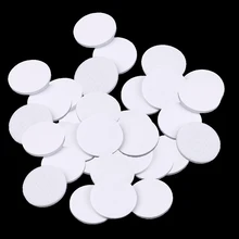 50 Piece 1.2 Inch White Adhesive Felt Furniture Pads Floor Wall Chair Anti Scratch
