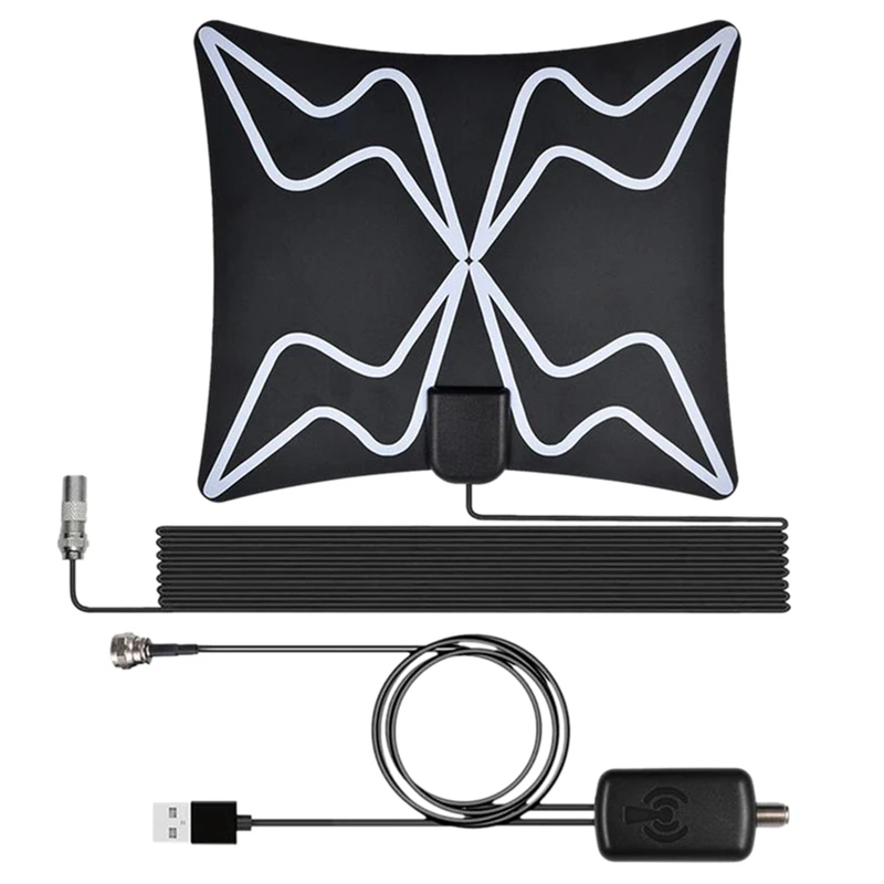 4K High Gain 3800 Miles Digital HDTV Antenna Amplifier Booster Active Indoor Aerial DVB-T2 CBS Freeview Broadcast 
4K High Gain 3800 Miles Digital HDTV Antenna Amplifier Booster Active Indoor Aerial DVB-T2 CBS Freeview Broadcast