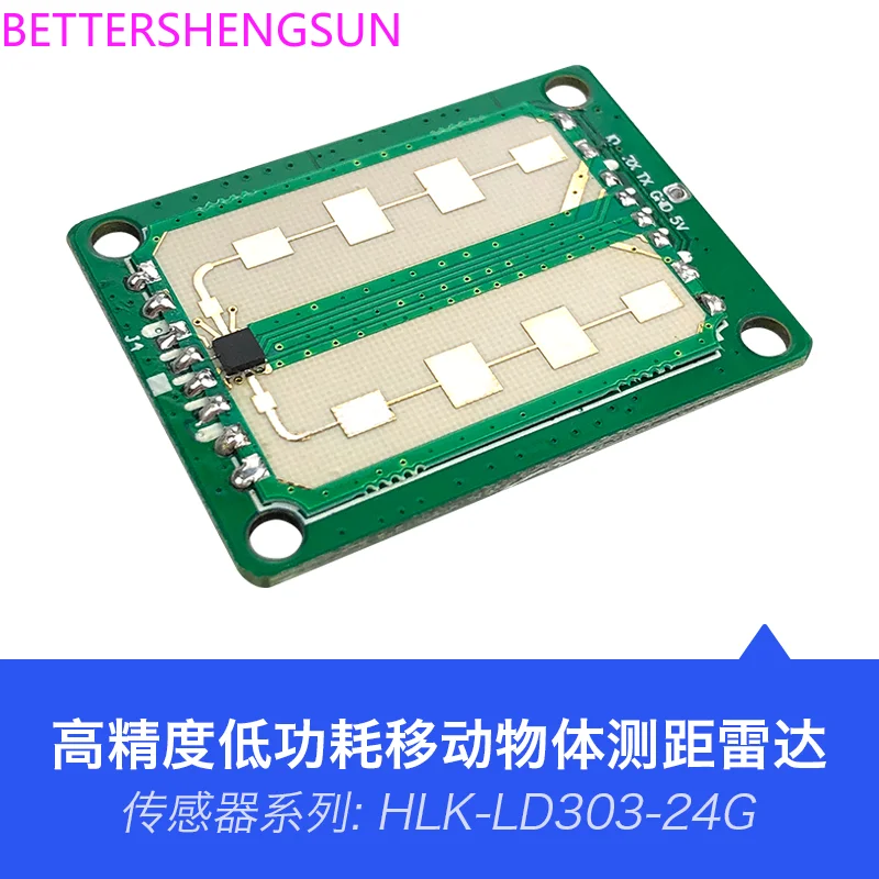 24GHz millimeter wave ranging radar sensor module LD303 motion detection sensor distance TTL output
24GHz millimeter wave ranging radar sensor module LD303 motion detection sensor distance TTL output