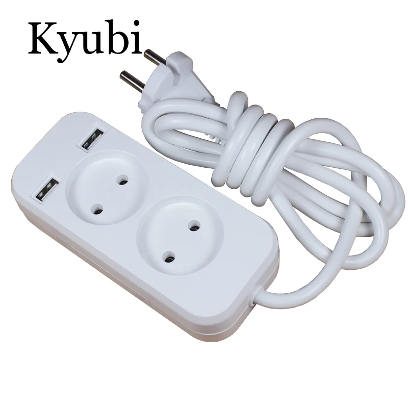 2 slot European 2A 5V USB extension socket with 1.5m CCA cable KE-01-1.5 
2 slot European 2A 5V USB extension socket with 1.5m CCA cable KE-01-1.5