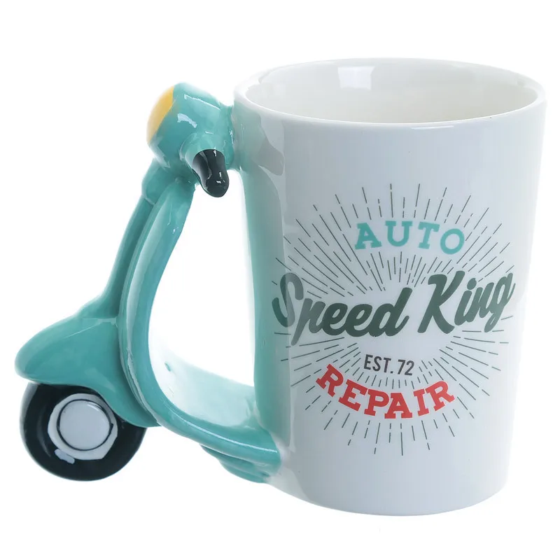 3D Motorcycle Hand Painted Ceramic Mug Creative Motorcycle Coffee Cup Multifunctional Breakfast Milk Children Birthday Gift Cup
3D Motorcycle Hand Painted Ceramic Mug Creative Motorcycle Coffee Cup Multifunctional Breakfast Milk Children Birthday Gift Cup