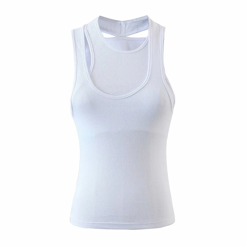 DOUJILI Simply 1 Piece Solid Strethy Tank Top For Women Sleeveless Backless Female Hot Summer Tops Casual Wearing
DOUJILI Simply 1 Piece Solid Strethy Tank Top For Women Sleeveless Backless Female Hot Summer Tops Casual Wearing