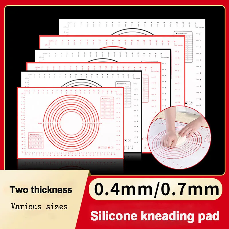 Kitchen Accessories Pastry And Bakery Accessories Silicone Mat Kneading Mat With Scale Cake Tools Thickening
Kitchen Accessories Pastry And Bakery Accessories Silicone Mat Kneading Mat With Scale Cake Tools Thickening