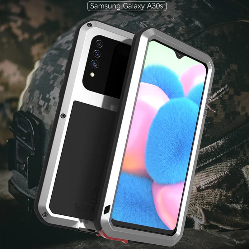 Для Samsung Galaxy A30S роскошные бронированные ударопрочные металлические алюминиевые