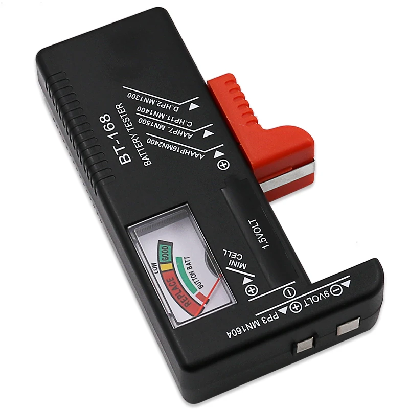 Универсальные батарейки BT-168 AA/AAA/C/D/9 В/1 5 в кнопочные цветной измеритель индикатор