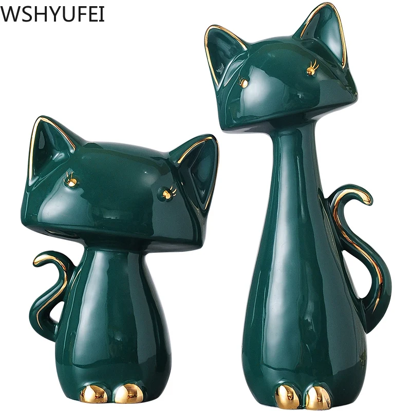 Nordic Cartoon Cute Cat Ceramic Statue Home Decor Living Room Decorations TV Cabinet Bedroom Ornament Birthday Present Crafts
Nordic Cartoon Cute Cat Ceramic Statue Home Decor Living Room Decorations TV Cabinet Bedroom Ornament Birthday Present Crafts