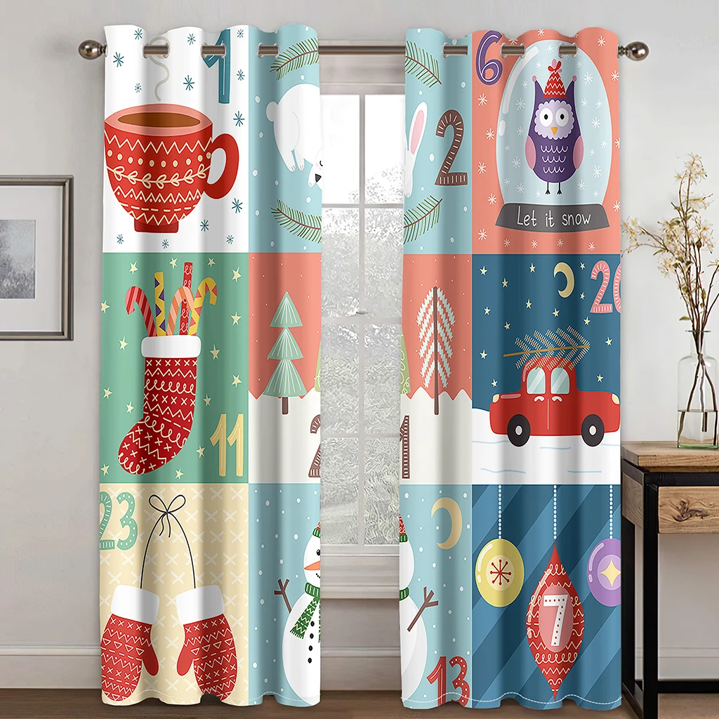 Набор занавесок с 3D рисунком свежей рождественской елки, комплект с крючками для дома в гостиной и спальне
Набор занавесок с 3D рисунком свежей рождественской елки, комплект с крючками для дома в гостиной и спальне