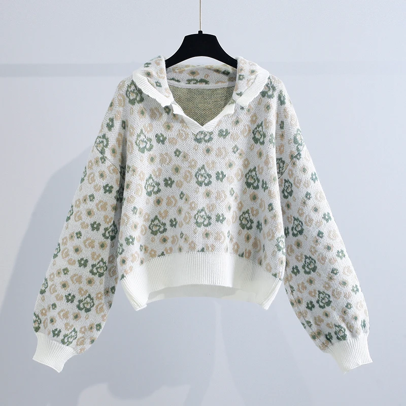Винтажный короткий цветочный вязаный женский свитер, пуловеры, Осень-зима 2021, грубая пряжа, свободный утепленный женский свитер, верхняя од...
Винтажный короткий цветочный вязаный женский свитер, пуловеры, Осень-зима 2021, грубая пряжа, свободный утепленный женский свитер, верхняя од...