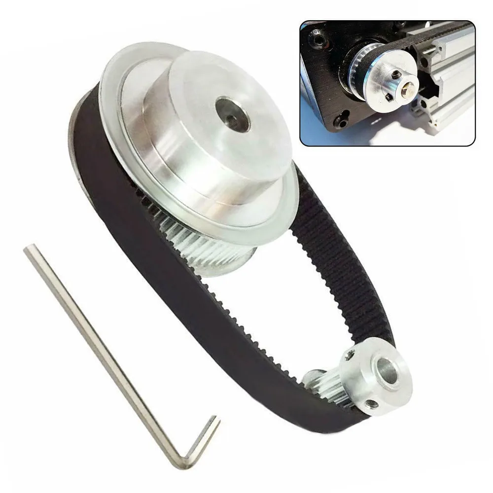 GT2 Aluminum Alloy Timing Belt Idler Bearing 20&60 Teeth Inner Hole 8mm Wide 6mm Width 8mm Synchronous Wheel
GT2 Aluminum Alloy Timing Belt Idler Bearing 20&60 Teeth Inner Hole 8mm Wide 6mm Width 8mm Synchronous Wheel