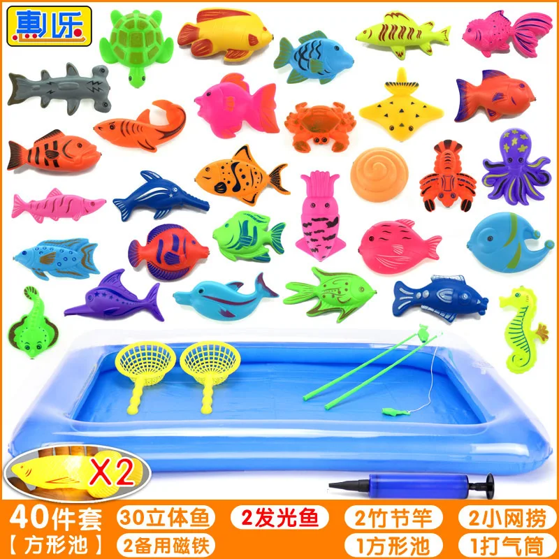 Children's Fishing Toy Pool Set Little Boys and Girls Playing In The Water Fishing Fish 1-6years Baby Large Puzzle Magnetic Fish
Children's Fishing Toy Pool Set Little Boys and Girls Playing In The Water Fishing Fish 1-6years Baby Large Puzzle Magnetic Fish