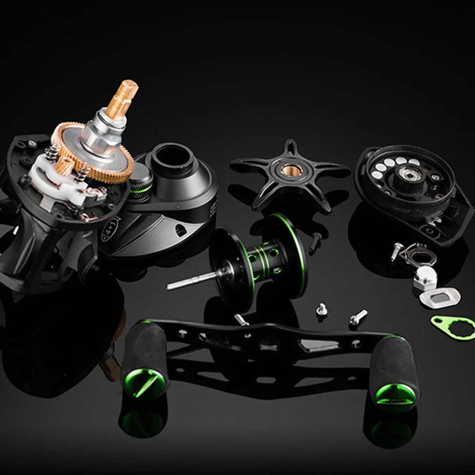 Baitcasting Reel Fishing 7.2:1 4+1Ball Bearings Max drag 8KG Tackle High Speed Bait Casting Fishing Reel Lure Fish Wheel Fishing
Baitcasting Reel Fishing 7.2:1 4+1Ball Bearings Max drag 8KG Tackle High Speed Bait Casting Fishing Reel Lure Fish Wheel Fishing