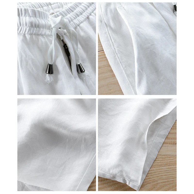 Linen Summer Men's Shorts 2020 New Fashion Casual Loose Straight Breathable Comfortable Short Pants Brand White Khaki Gray Navy 
Linen Summer Men's Shorts 2020 New Fashion Casual Loose Straight Breathable Comfortable Short Pants Brand White Khaki Gray Navy