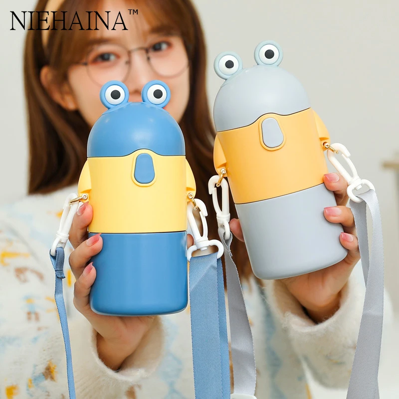 350Ml Children'S Straw Cup 316 Stainless Steel Insulation Cold Storage Sling Cup Student Water Cup
350Ml Children'S Straw Cup 316 Stainless Steel Insulation Cold Storage Sling Cup Student Water Cup