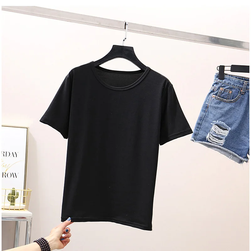 New European and American classic casual breathable summer fashion women's T-shirt
New European and American classic casual breathable summer fashion women's T-shirt