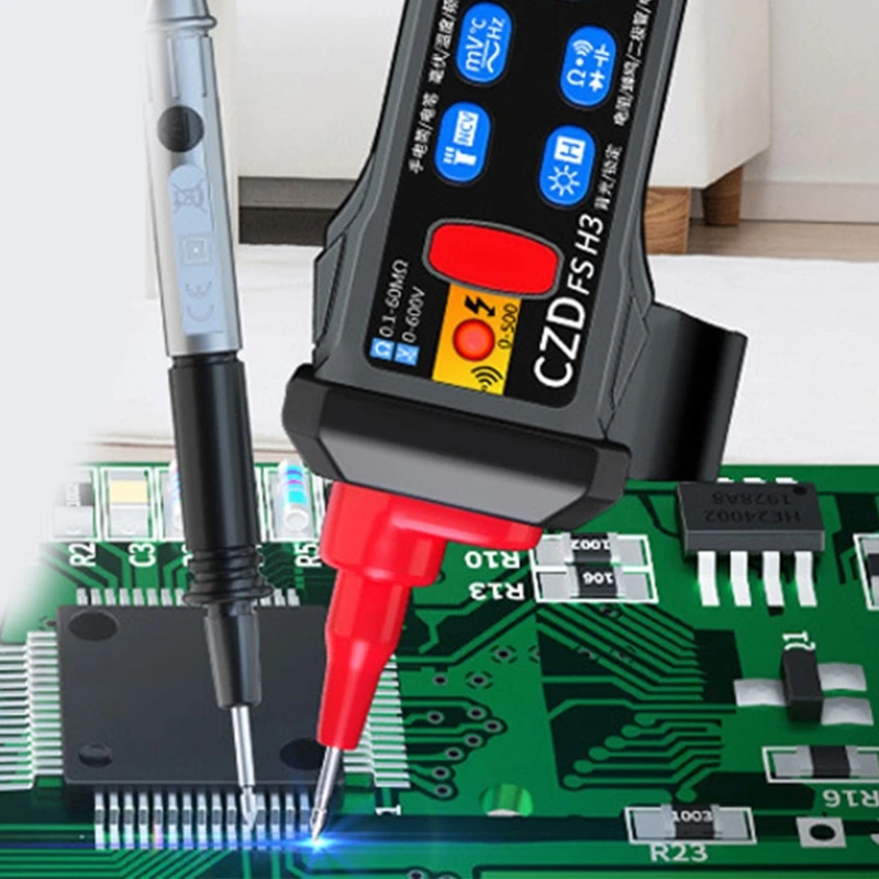 Digital Multimeter Pen Type Meter with Non Contact AC/DC Voltage Resistance Capacitance Hz Tester Tool
Digital Multimeter Pen Type Meter with Non Contact AC/DC Voltage Resistance Capacitance Hz Tester Tool