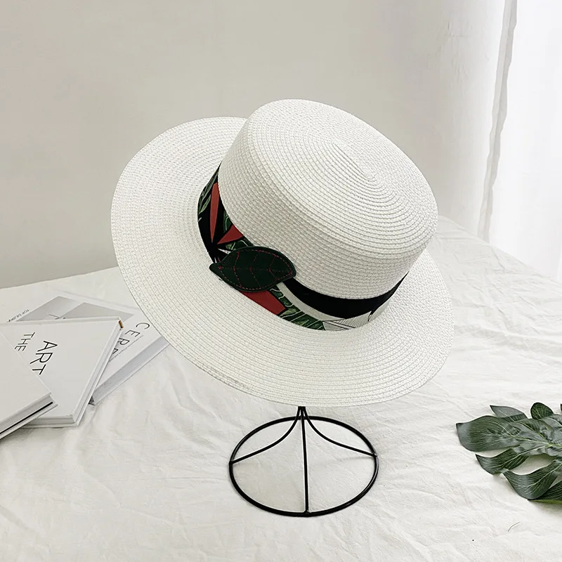 New style straw hat women's flat top flat brim top hat outdoor leisure sun hat sun hat seaside sunshade beach hat
New style straw hat women's flat top flat brim top hat outdoor leisure sun hat sun hat seaside sunshade beach hat