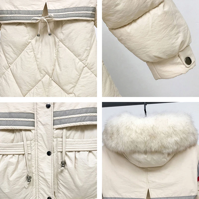 Hooded X-long Parka Women 2020 Winter Striped Print Slim Jackets Plus Size With Fur Collar Buttons Thick Outwear Chaqueta Mujer
Hooded X-long Parka Women 2020 Winter Striped Print Slim Jackets Plus Size With Fur Collar Buttons Thick Outwear Chaqueta Mujer