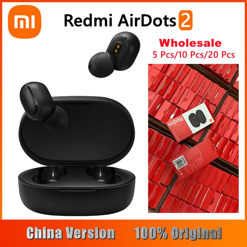 TWS-стереонаушники Xiaomi Redmi AirDots 2 с шумоподавлением и микрофоном, Bluetooth 5,0
TWS-стереонаушники Xiaomi Redmi AirDots 2 с шумоподавлением и микрофоном, Bluetooth 5,0