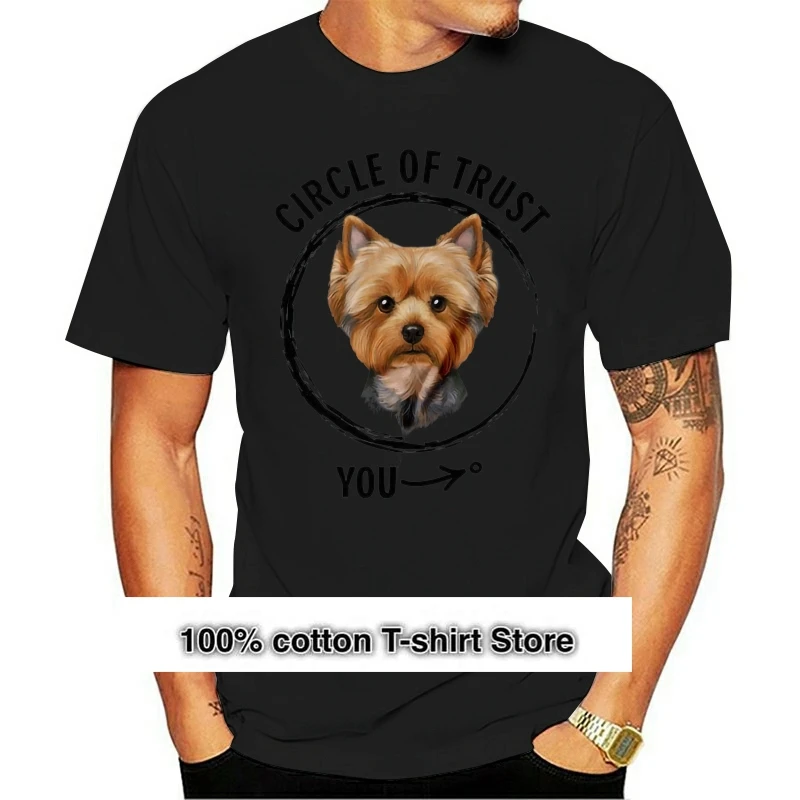 Fashion Comic Round Collar T-Shirt Circle Of Trust - Yorkshire Terrier - Yorkie Top Tee For Dog Loverdesign Your Own T Shirt
Fashion Comic Round Collar T-Shirt Circle Of Trust - Yorkshire Terrier - Yorkie Top Tee For Dog Loverdesign Your Own T Shirt