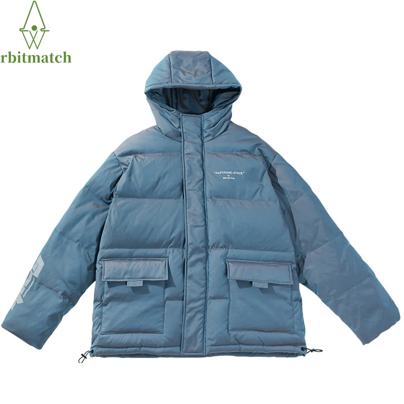 Winter Jacket Man Colorful Gradient Reflective Thicken Hooded Coat Hip Hop Streewear Waterproof Parkas Coats Cotton Outerwear
Winter Jacket Man Colorful Gradient Reflective Thicken Hooded Coat Hip Hop Streewear Waterproof Parkas Coats Cotton Outerwear
