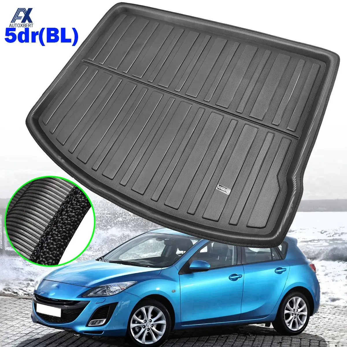 For Mazda 3 Mazda3 Hatch Hatchback BL 2009 - 2013 Rear Trunk Mat Cargo Tray Boot Liner Carpet Protector Floor Mat 2010 2011 2012
For Mazda 3 Mazda3 Hatch Hatchback BL 2009 - 2013 Rear Trunk Mat Cargo Tray Boot Liner Carpet Protector Floor Mat 2010 2011 2012
