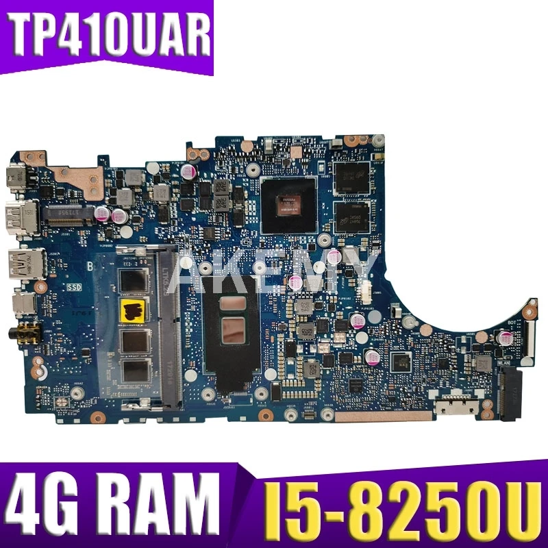 Akemy TP410UAR 4G/I5-8250U материнская плата для ASUS VivoBook Flip 14 TP410UR TP410UF TP410U TP410UA материнская плата для ноутбука
Akemy TP410UAR 4G/I5-8250U материнская плата для ASUS VivoBook Flip 14 TP410UR TP410UF TP410U TP410UA материнская плата для ноутбука