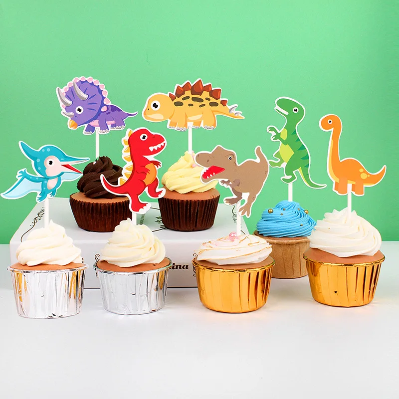 7pcs Cute Dinosaur Cup Cake Topper Dinosaur Party Dino Roar Birthday Jungle Safari Theme Kids Jurassic World Dino Decor
7pcs Cute Dinosaur Cup Cake Topper Dinosaur Party Dino Roar Birthday Jungle Safari Theme Kids Jurassic World Dino Decor