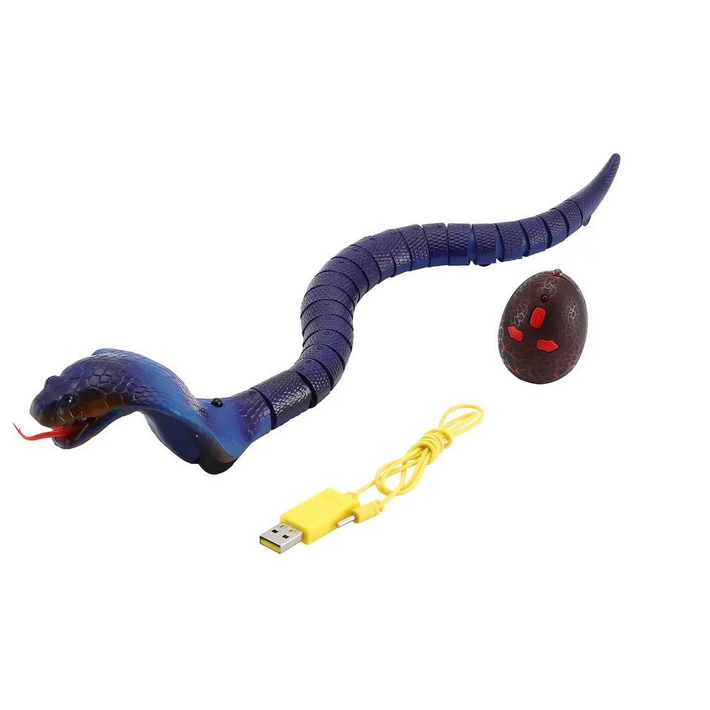 Фото Змея с дистанционным управлением гремучая животное фокус озорства игрушка