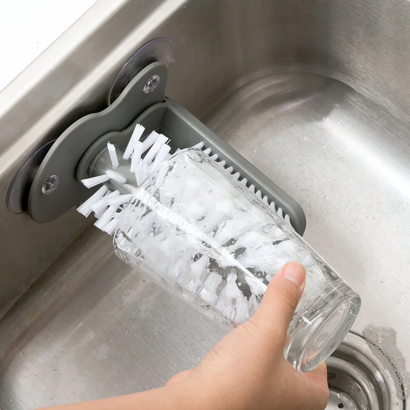 Creative Suction Cup Glass Bottle Cleaning Brush Kitchen Rotating Water Tea Cup Brush Kitchen Washing Cup Tools
Creative Suction Cup Glass Bottle Cleaning Brush Kitchen Rotating Water Tea Cup Brush Kitchen Washing Cup Tools